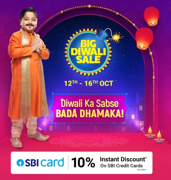 India Desire : Flipkart Big Diwali Sale 2019 Offers List 12th To 16th October: 90% Off Festive Mobile Deals